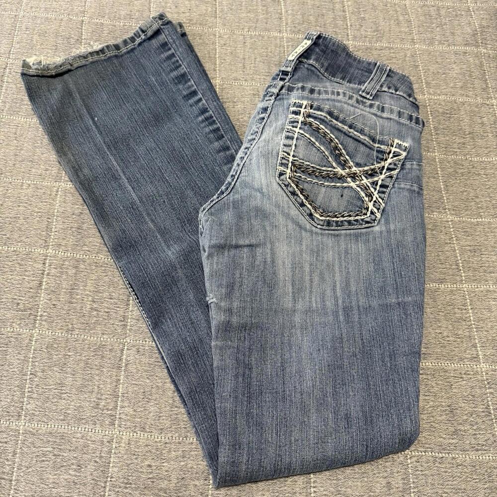 Ariat Marine Real Mid-Rise Boot Entwined Jeans Womens 26R